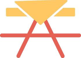 Picnic Table Vector Icon