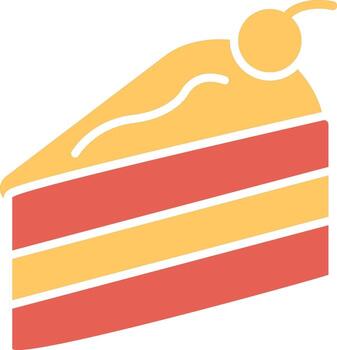 Cake Slice Vector Icon