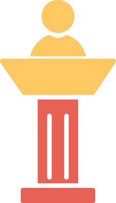 Podium Vector Icon