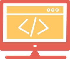 HTML Coding Vector Icon