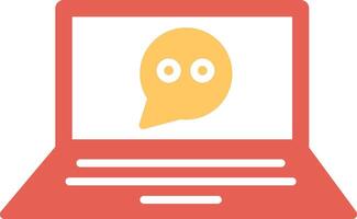 Online Conversation Vector Icon