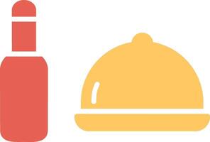 Food and Beer Vector Icon