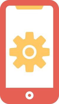 icono de vector de desarrollo de aplicaciones móviles