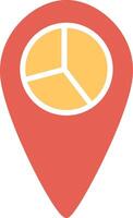 Location Statistics Vector Icon