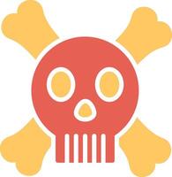 icono de vector de signo de muerte