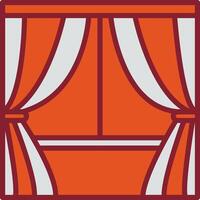 Curtains Vector Icon