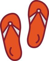 Slippers Vector Icon