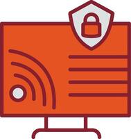 Wifi Security Vector Icon