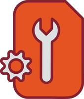 Document Setting Vector Icon