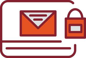 Locked Mail Vector Icon