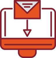 Mail Upload Vector Icon