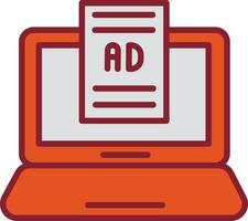 Internet Ads Vector Icon