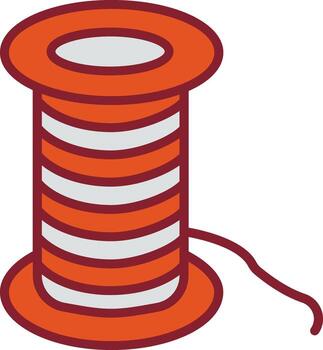 icono de vector de hilo