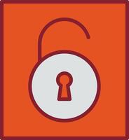 Open Lock I Vector Icon