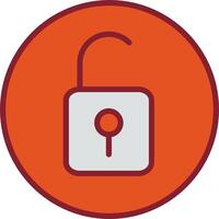 Open Lock II Vector Icon