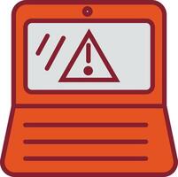 icono de vector de alerta