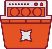 Dishwasher Vector Icon