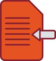 Import Document Vector Icon