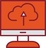 Cloud Backup Vector Icon