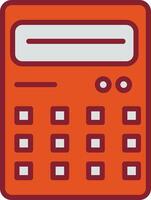 icono de vector de calculadora