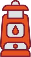 Oil Lamp Vector Icon