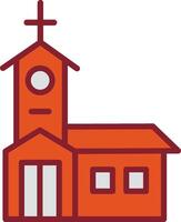 Building Church Vector Icon