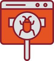 Web Bug Vector Icon