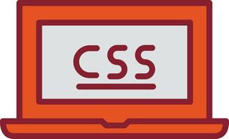 CSS Laptop Vector Icon