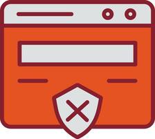 Unprotected Website Vector Icon