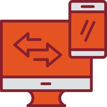 Data Synchronization Vector Icon