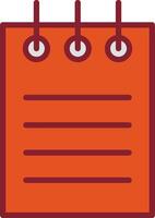 Notepad Vector Icon