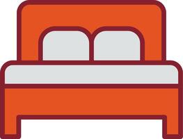 Double Bed II Vector Icon