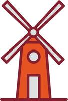 Windmill Vector Icon