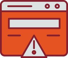 Web Error Vector Icon