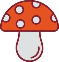 Mushroom Vector Icon