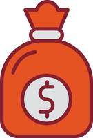 Money Bag Vector Icon