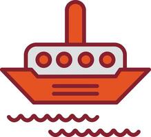 Steamship Vector Icon