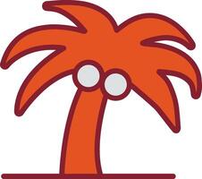 Coconut Tree Vector Icon