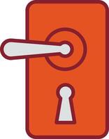 Door Lock Vector Icon