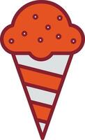 icono de vector de helado