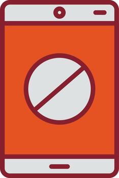 icono de vector de bloque