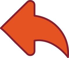 Left Back Arrow Vector Icon