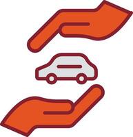 Car Insurance Vector Icon