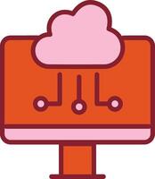 Cloud Computing Vector Icon