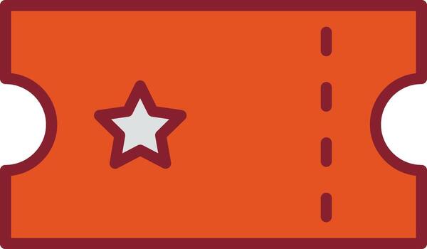 Ticket Vector Icon