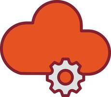 Cloud Computing Vector Icon