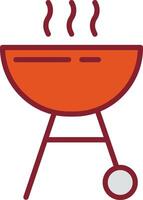 icono de vector de parrilla