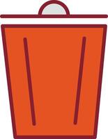 Trash Vector Icon