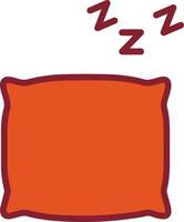 icono de vector de almohada