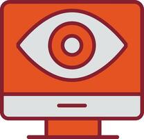 icono de vector de ojo